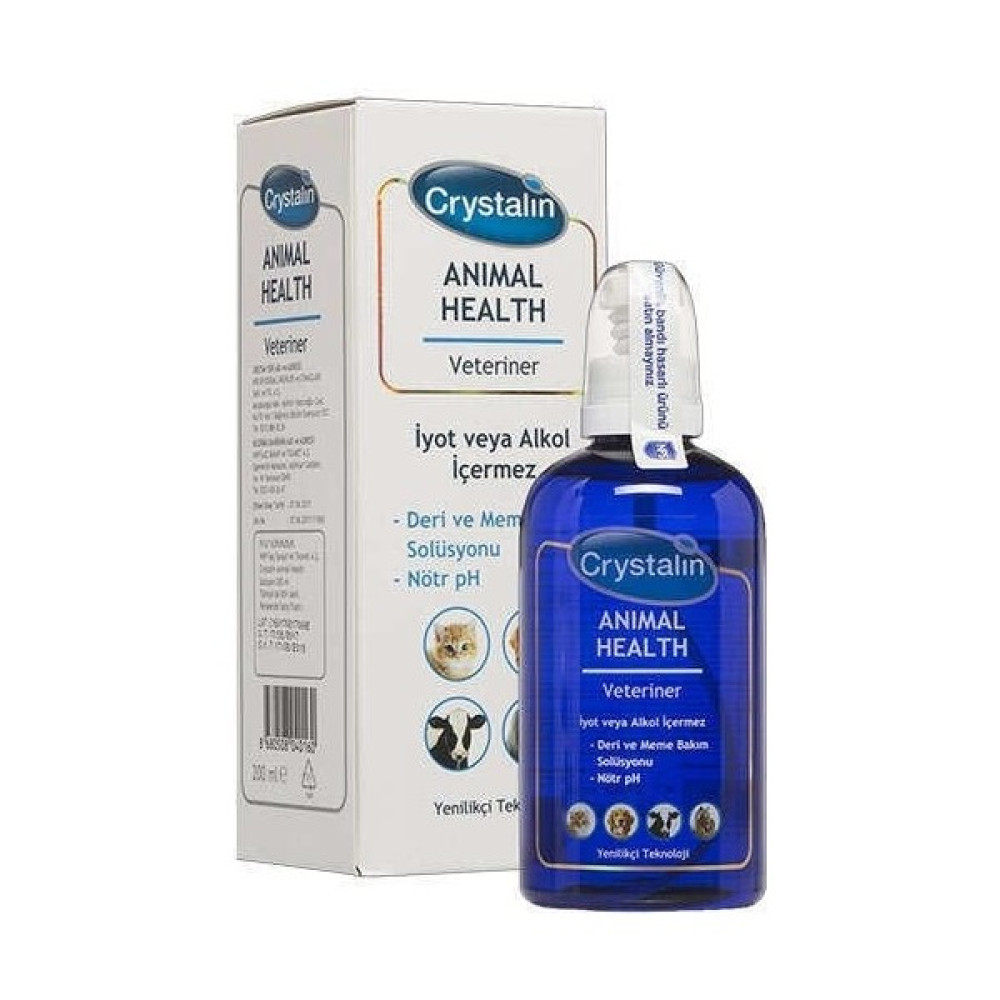Crystalin Animal Health Yara Temizleme Antiseptiği 200 ml Evcil Hayvan Ürünleri Fiyatı