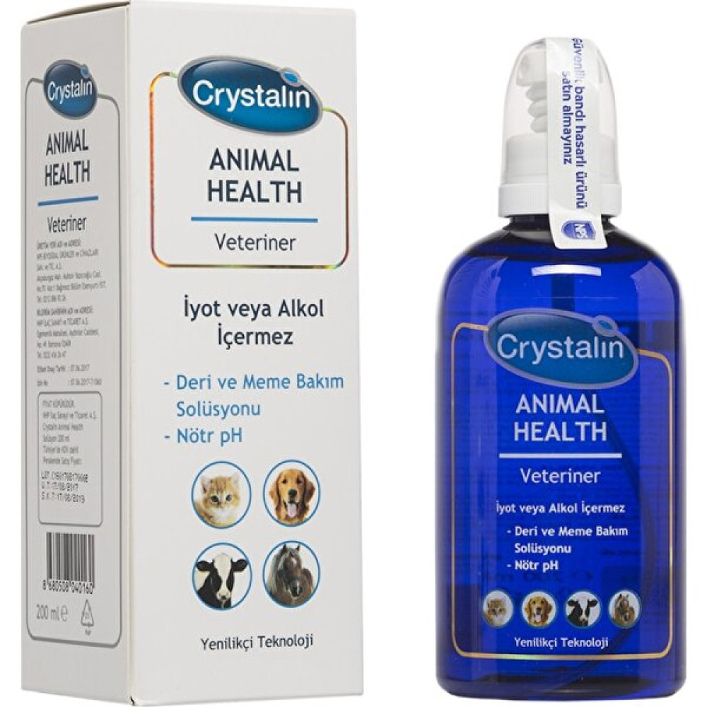 Crystalline Crystalin Animal Health Göz ve Kulak Temizleme Solüsyonu 200 ml Evcil Hayvan Ürünleri Fiyatı