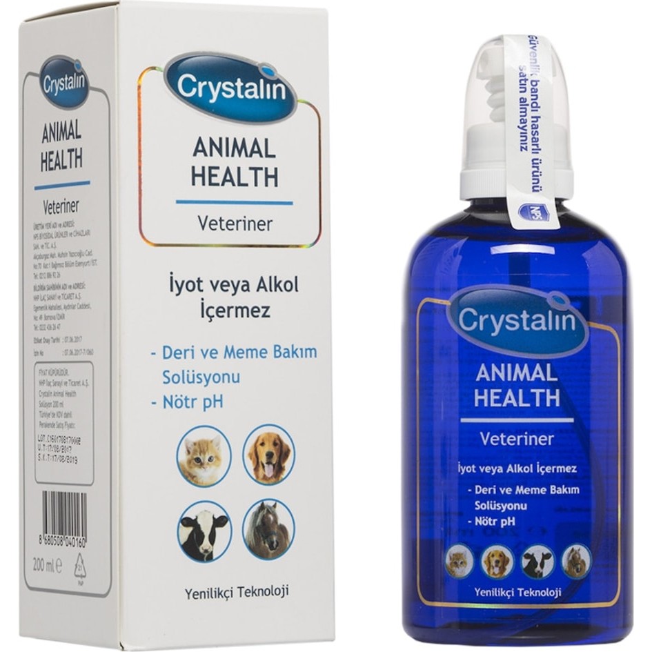 Crystalline Crystalin Animal Health Göz ve Kulak Temizleme Solüsyonu 200 ml Diğer Fiyatı