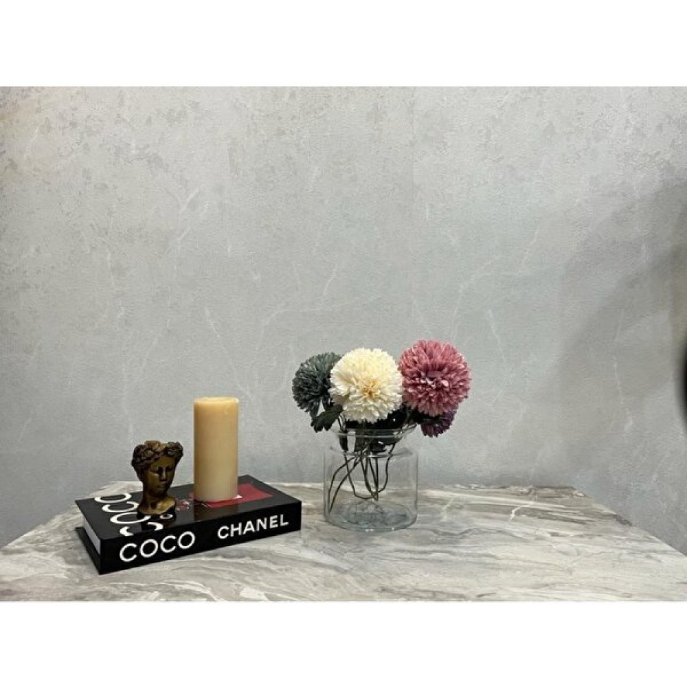CS Home Design Küçük Boy Pampas Vazo & Mumluk - Şeffaf Vazo Fiyatı
