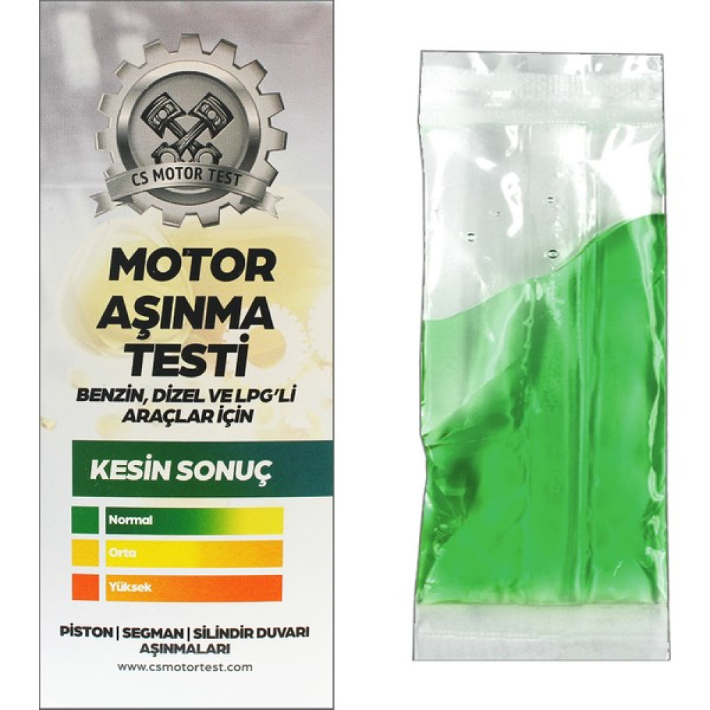 CS Motor Aşınma Testi Motor Yağı Fiyatı