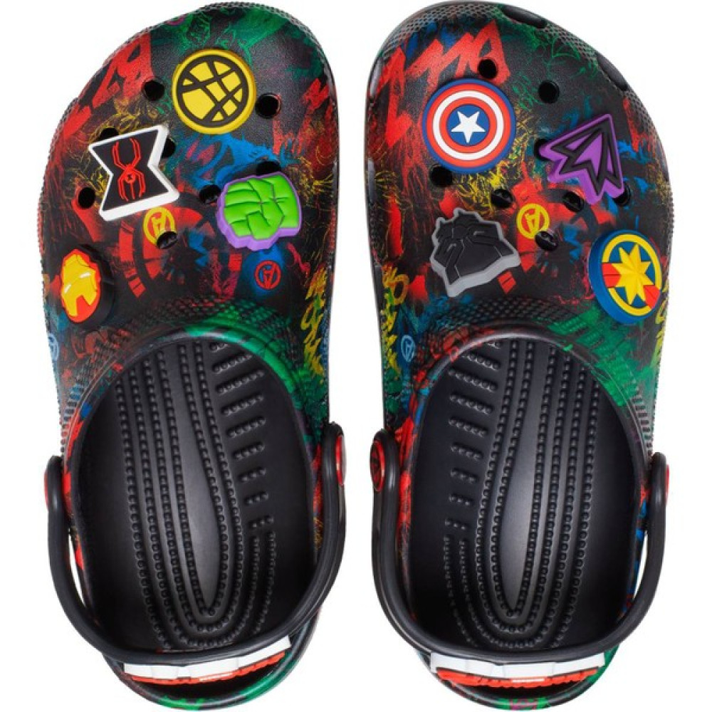 CS207721-001 Crocs Classic Marvel Avengers Clog K ccedilocuk Terlik Siyah Erkek Çocuk Terlik & Sandaleti Fiyatı