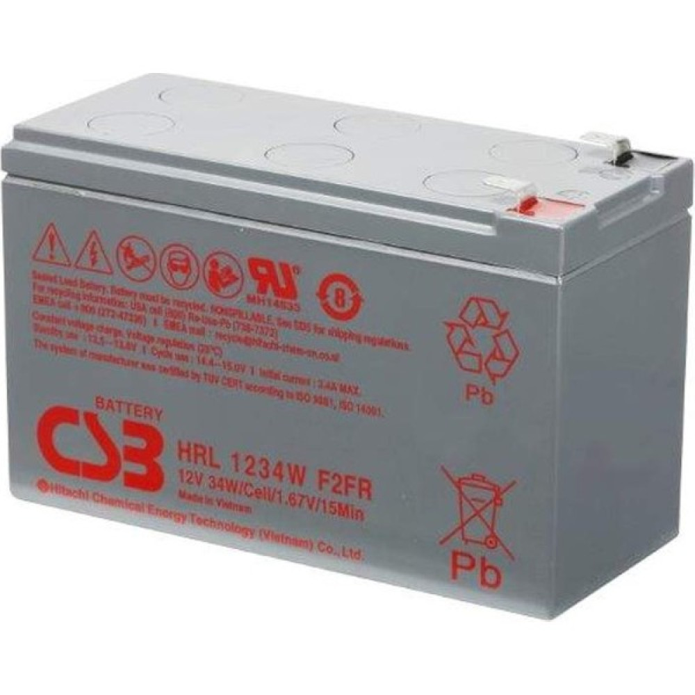 Csb HRL1234WF2 12VOLT 9AH Uzun Ömür Beklentili Bakımsız Kuru Tip Akü Akü Fiyatı