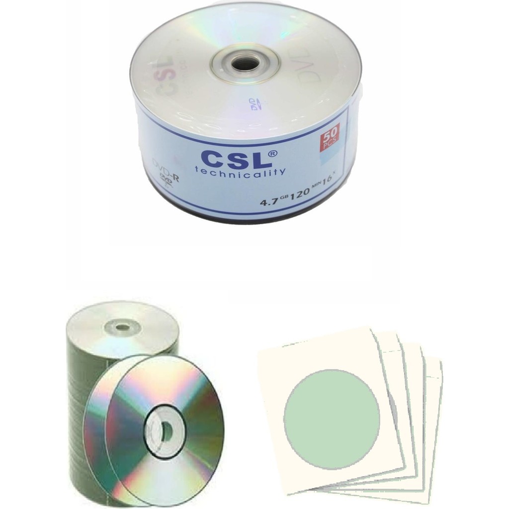 Csl Boş Cd-R 700MB-80MIN 52X 10 Adet ve CD Zarfı 10 Adet Diğer Fiyatı
