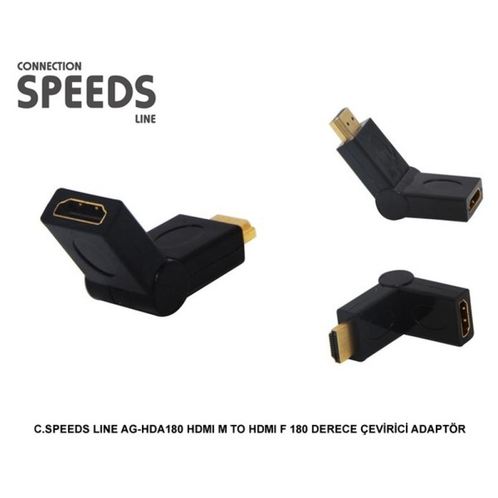 C.Speeds Lıne Ag-Hda180 Hdmı M To Hdmı F 180 Derece Çevirici Adaptör Oto Boyaları Fiyatı