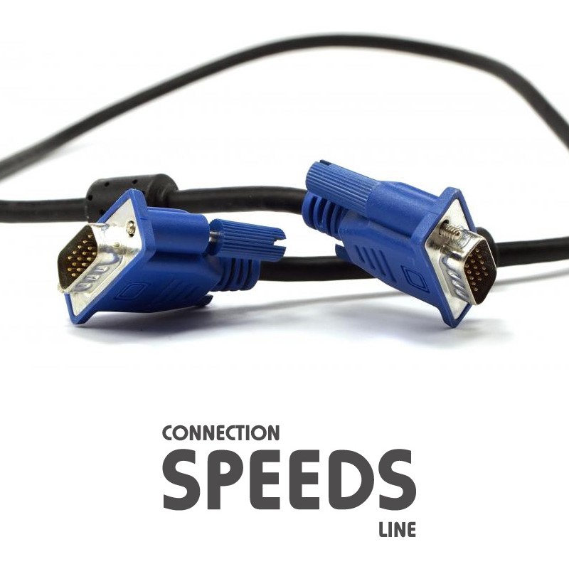 C.Speeds Line Ag-Vga01 1.5 Metre Siyah Vga To Vga Kablo Bilgisayar Çevirici ve Adaptörü Fiyatı