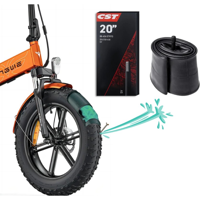 Cst 20X4.00 Jelli Sıvılı Fat Bike Elektrikli Bisiklet Iç Lastik Elektrikli Bisikletler Fiyatı
