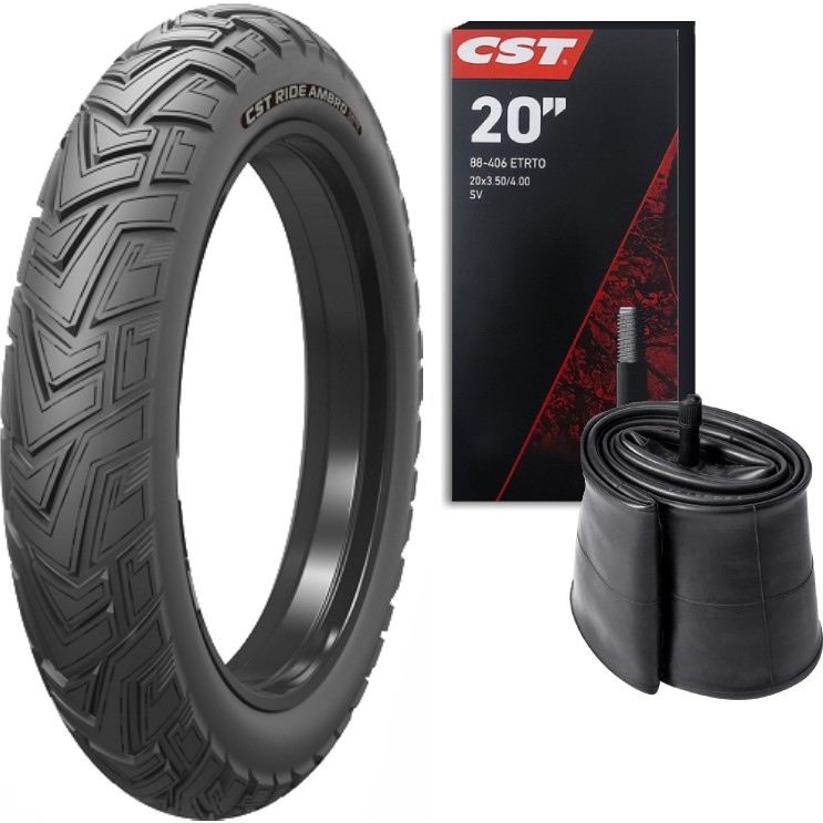 Cst 20X4.00 Siyah Ambro Zırhlı Fat Bike Bisiklet Lastik Seti Bisikletler Fiyatı