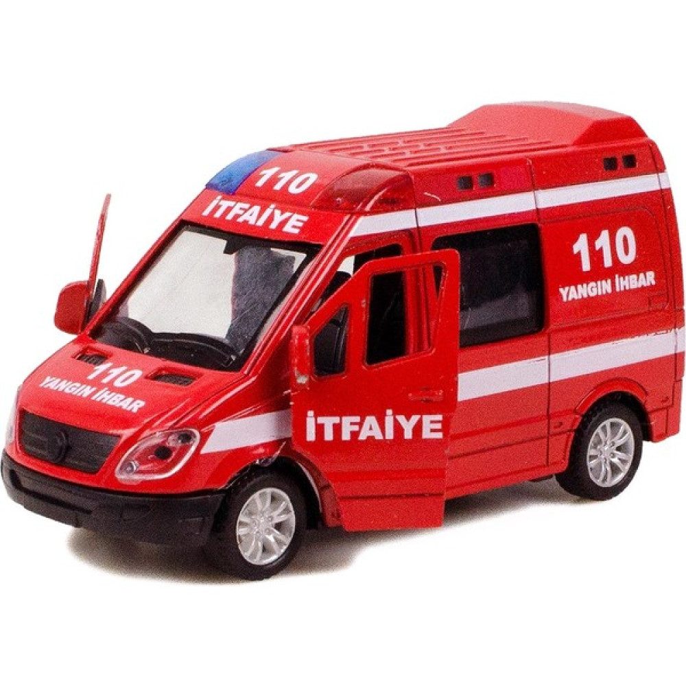 Cstars Cs-13 Metal Kasa Die-Cast Itfaiye Oyuncak 14 cm Çek Bırak Oto Boyaları Fiyatı