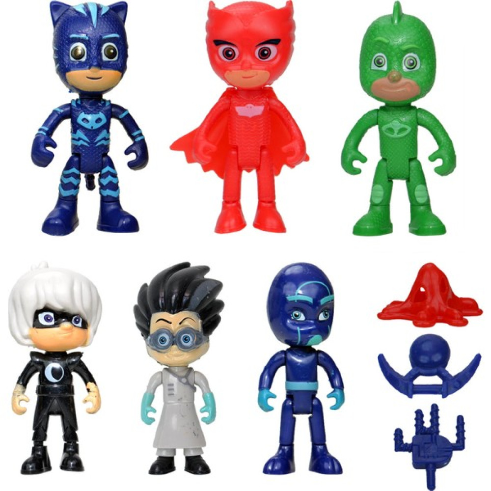 Cstars Pijamaskeliler Pj Mask 9 Parça Figür Oyuncak Seti - Renkli Oyuncak Fiyatı