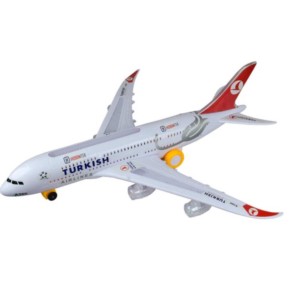 Cstars Türk Hava Yolları A380 Oyuncak Uçak Işıklı Hareketli 45 cm Büyük Boy Oyuncak Fiyatı