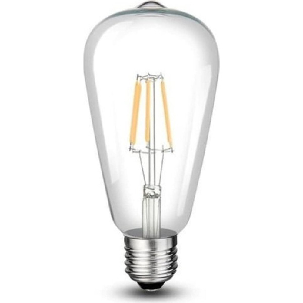 CT-4353 8W/7000K St-64 Uzun filament LED Ampul (Beyaz) Led Aydınlatmalar Fiyatı