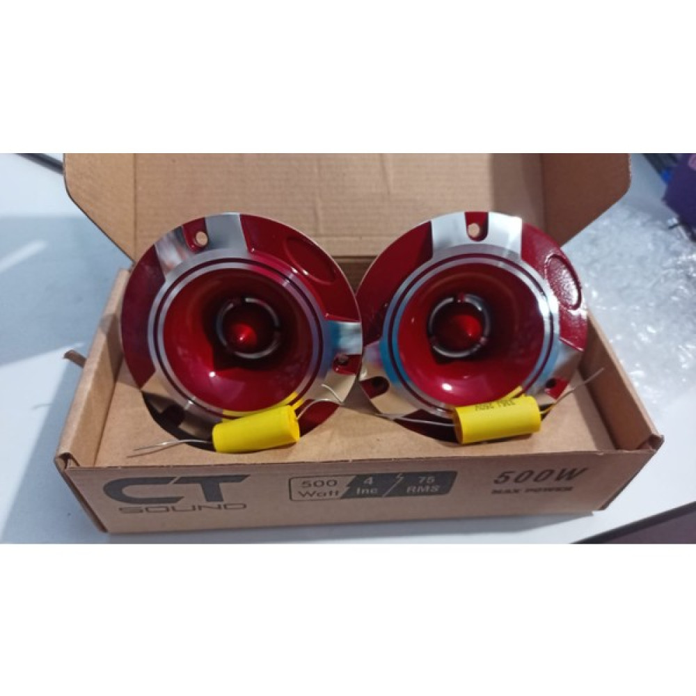 ct sounds audio Ct Sound Ttx-10 10CM 75RMS 500W Tweeter Oto Hoparlörleri & SubWoofer Fiyatı