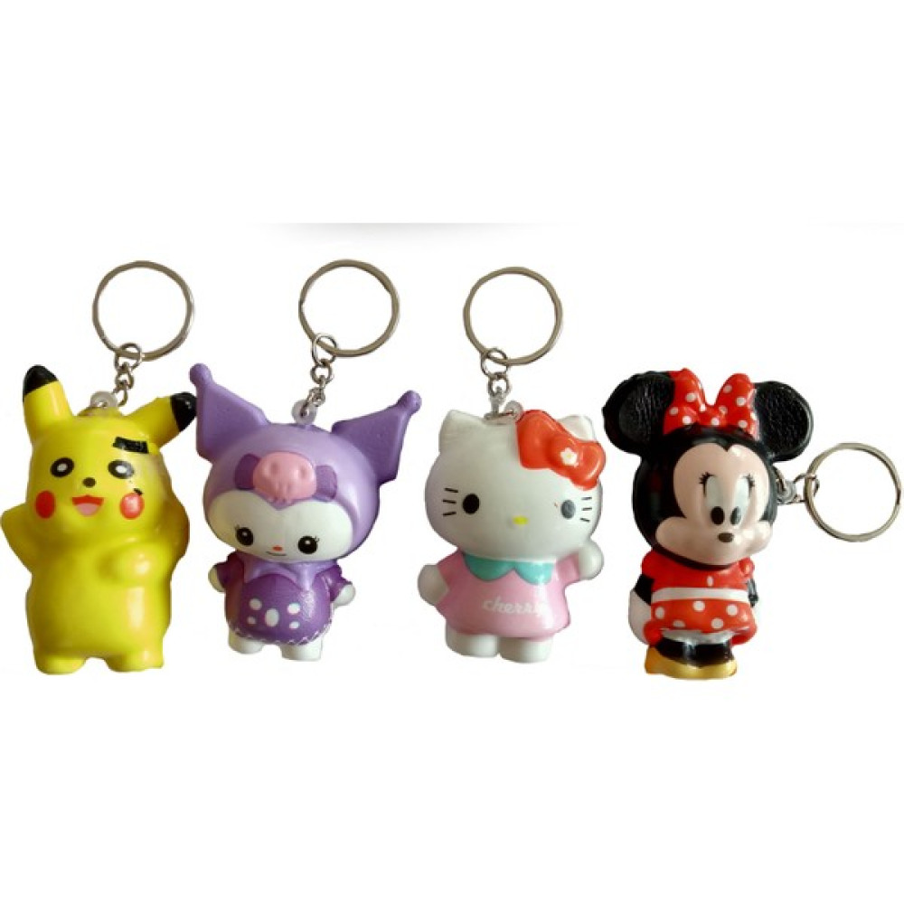 Ct Toys Kokulu 4 Adet Squishy Pikaçhu, Hello Kitty, Minnie Mouse, Kuromi Oyuncak Fiyatı