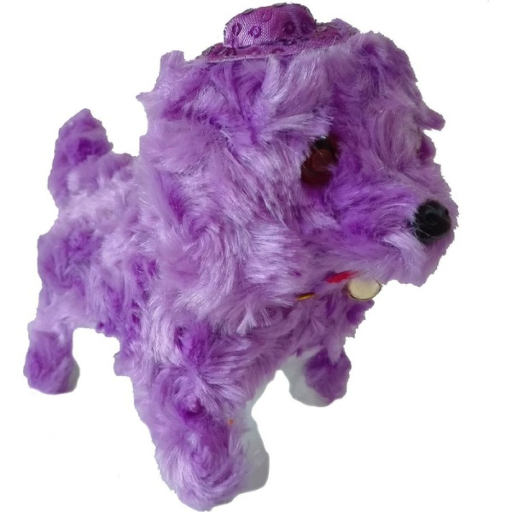 Ct Toys Lila Renk Kuyruk Sallayan Havlayan Işıklı Sesli Yürüyen Peluş Köpek Peluş Oyuncaklar Fiyatı