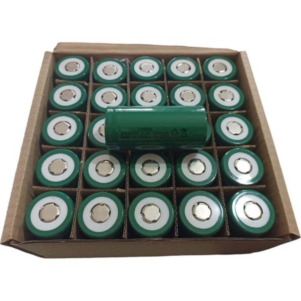 Ctechı IFR32700 6000MAH 3.2V Lifepo4 Şarj Edilebilir Pil 25 Adet Diğer Fiyatı