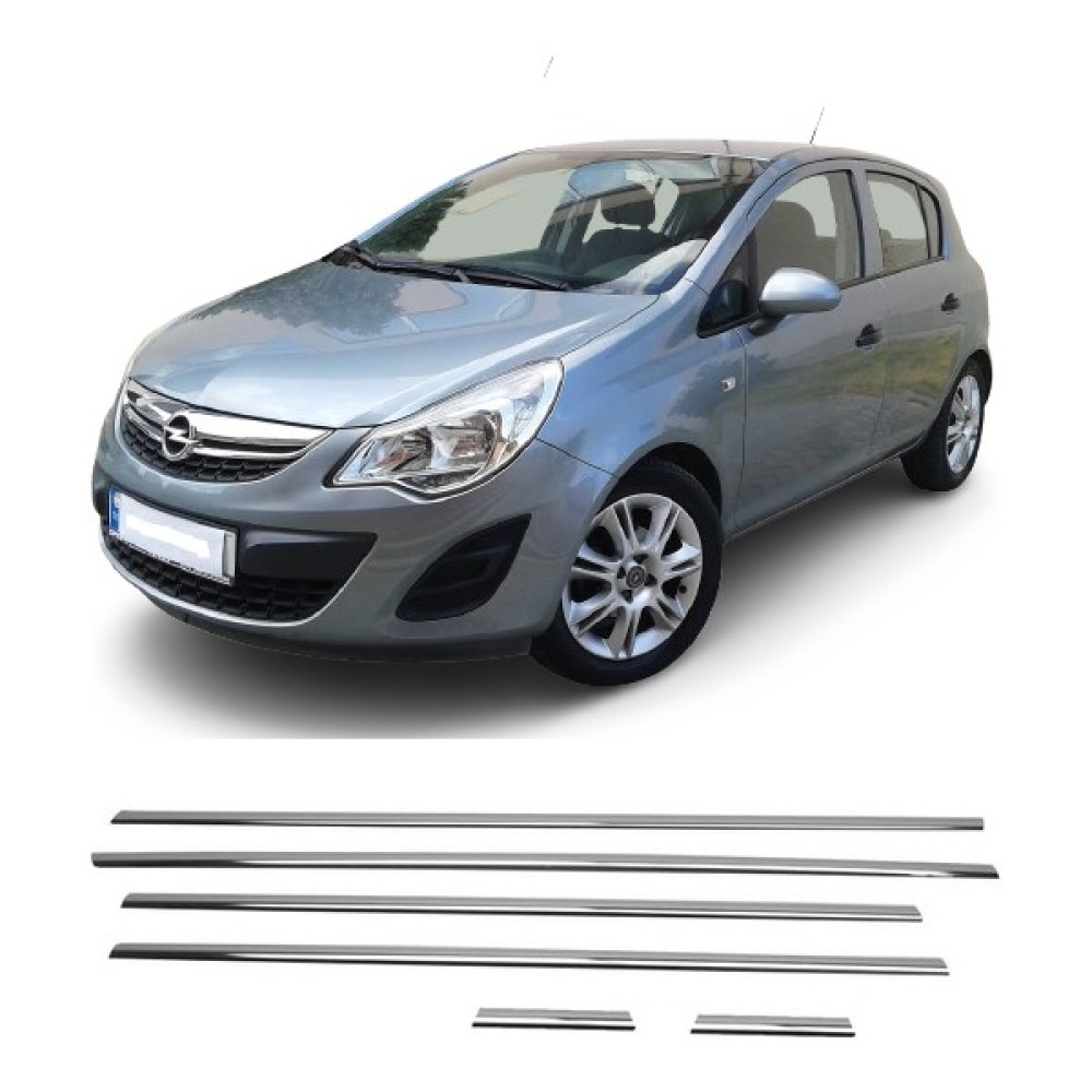 Ctk Opel Corsa D Krom Cam Çıtası 6 Prç. 2006-2014 Arası P. Çelik Oto Dış Aksesuar & Yedek Parça Fiyatı