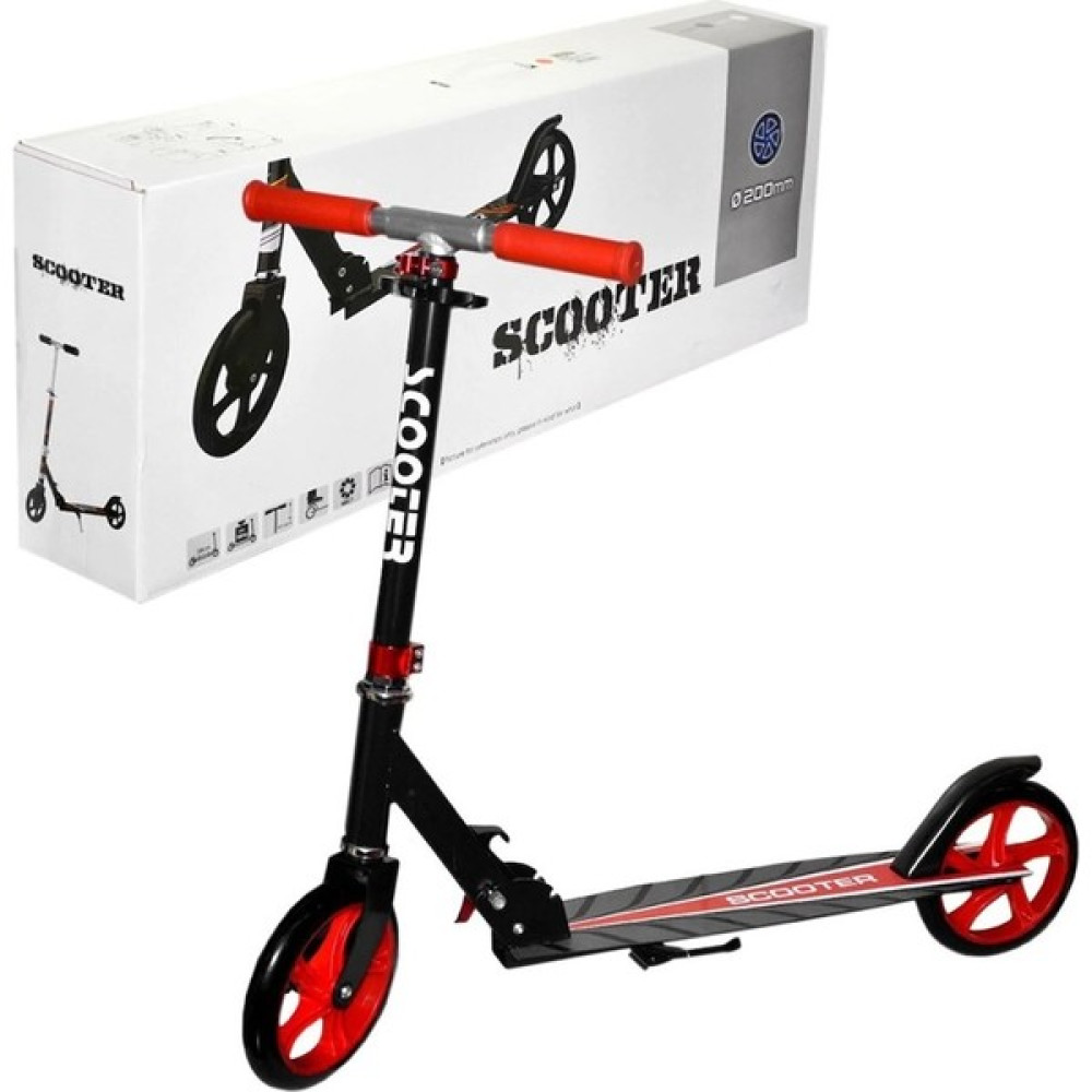 CTOY Büyük 2 Tekerlekli Scooter 55723 Kımızı - Kırmızı Açık Hava, Deniz ve Spor Oyuncakları Fiyatı