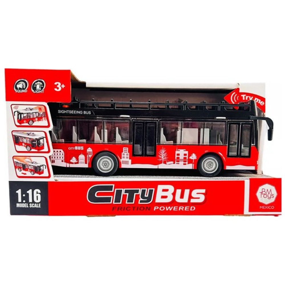 Ctoy Ctoys Ses ve Işıklı Oyuncak Şehir Otobüsü A1119-13 Kımızı Anne Bebek Oyuncak Fiyatı