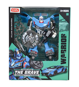 C Toys Warrıor The Brave Deformatıon Robot Mavi HF9389AB Aksiyon Figürleri Fiyatı