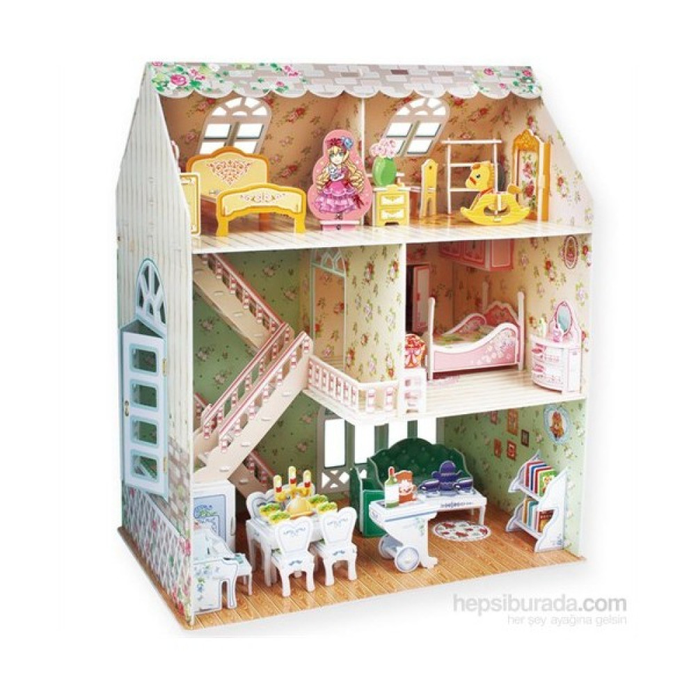 Cubic Fun 160 Parça 3D Puzzle Dreamy Dollhouse Puzzle & Aksesuarları Fiyatı