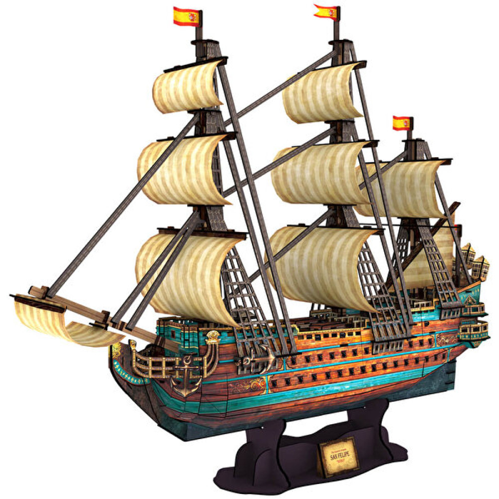 Cubic Fun 3D 248 Parça San Felipe Gemisi Puzzle Cub/T4017H Diğer Fiyatı