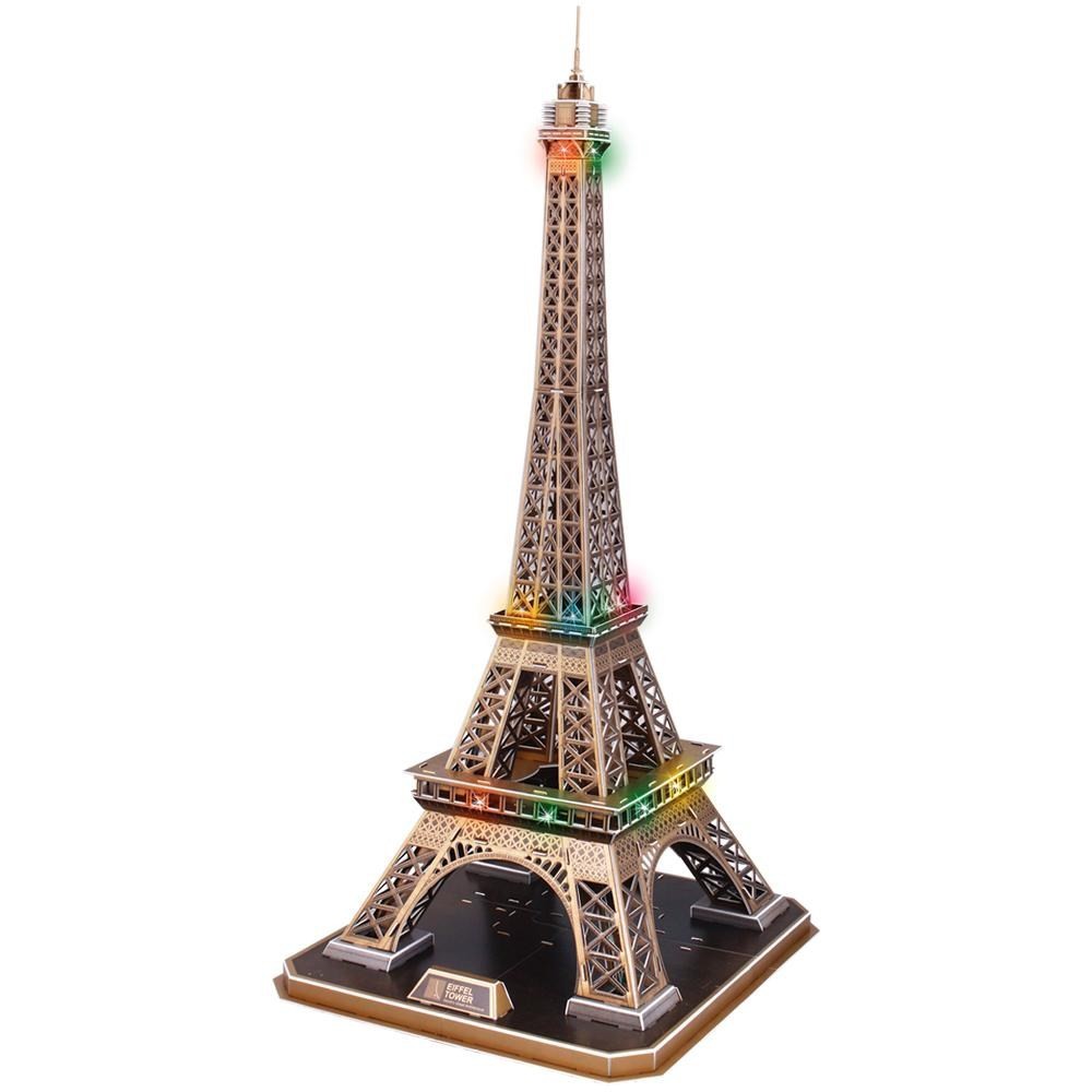 Cubic Fun 3D Puzzle 82 Parça Eyfel Kulesi (Led Işıklı) Anne Bebek Oyuncak Fiyatı