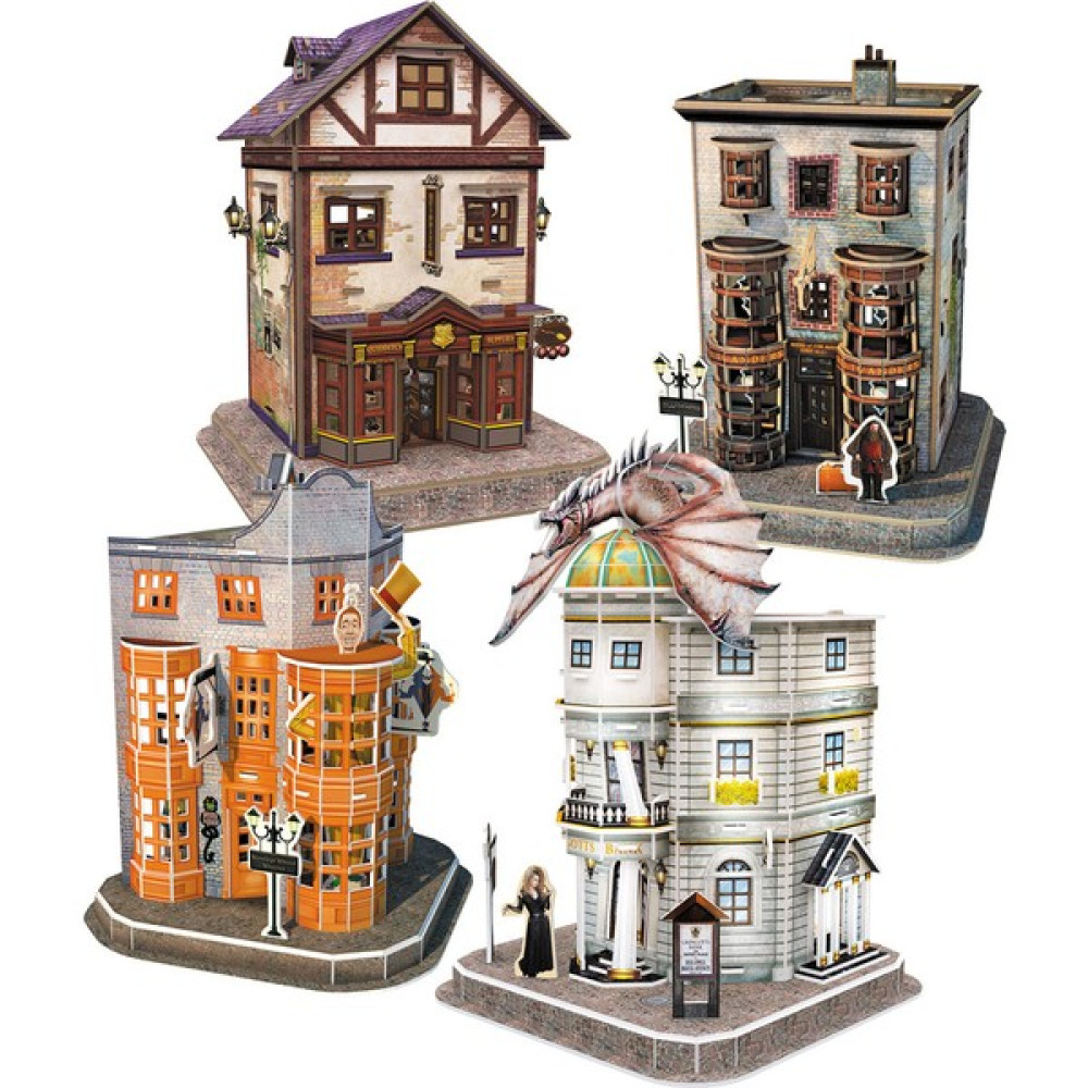 Cubic Fun Harry Potter Diagon Yolu (4 Bina) 3D Puzzle Eğitici Oyuncak Fiyatı
