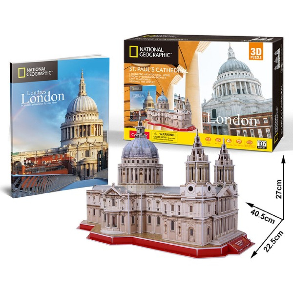 Cubic Fun National Geographic Serisi Aziz Paul Katedrali 3D Puzzl Eğitici Oyuncak Fiyatı