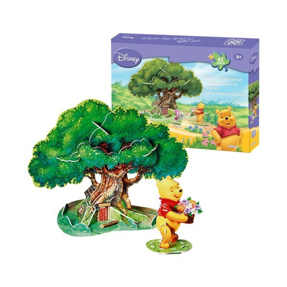 Cubic Fun Winnie The Pooh'un Ağaç Evi 3 Boyutlu Puzzle Eğitici Oyuncak Fiyatı