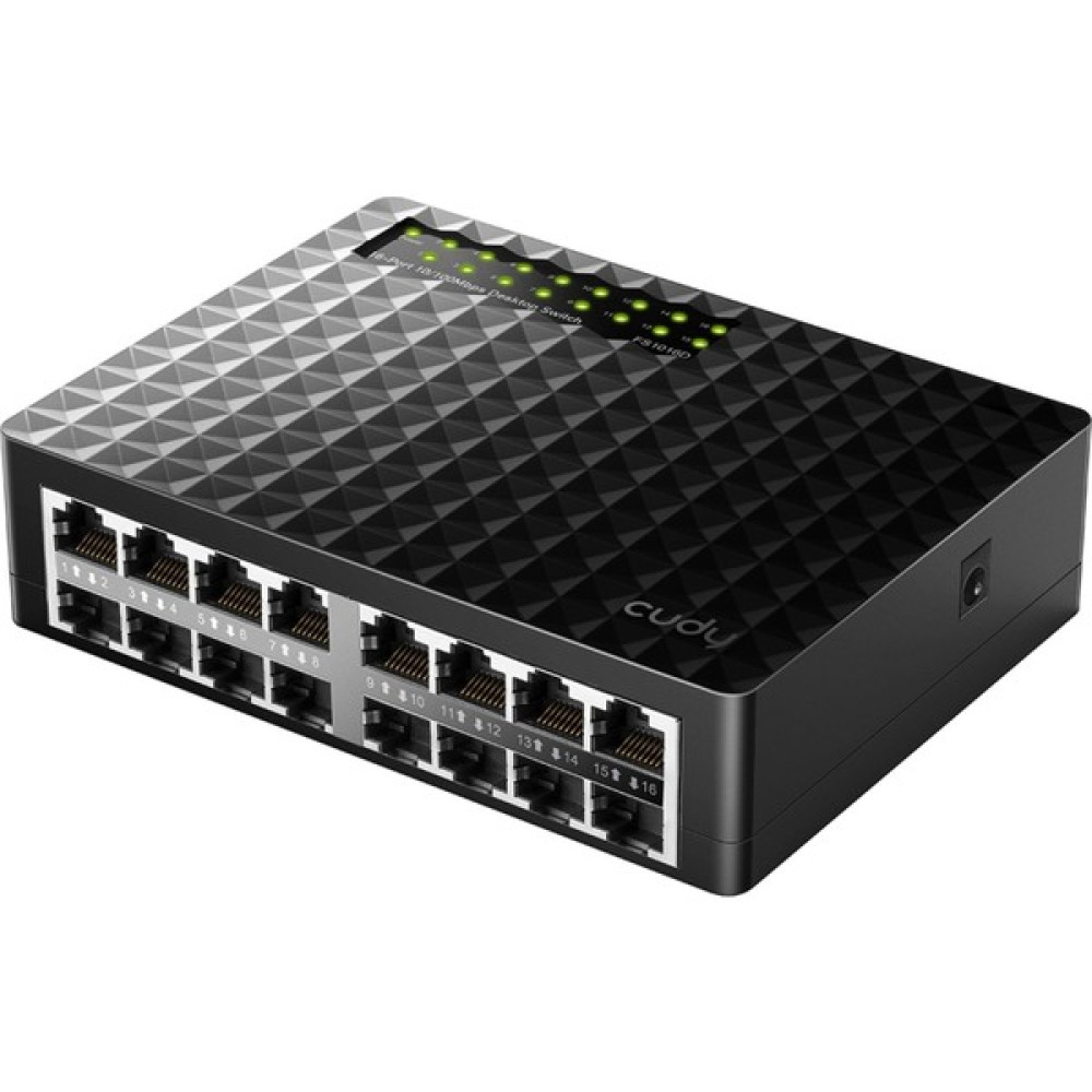 Cudy FS1016D 10/100MBPS 1,6 Gb/sn 16 Port Switch Hub & Switch Fiyatı