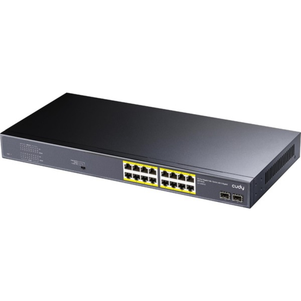 Cudy GS1020PS2 16 Port Gigabit 200W 250M Poe+, Gigabit Sfp, Cctv, Vlan Metal Switch Hub & Switch Fiyatı