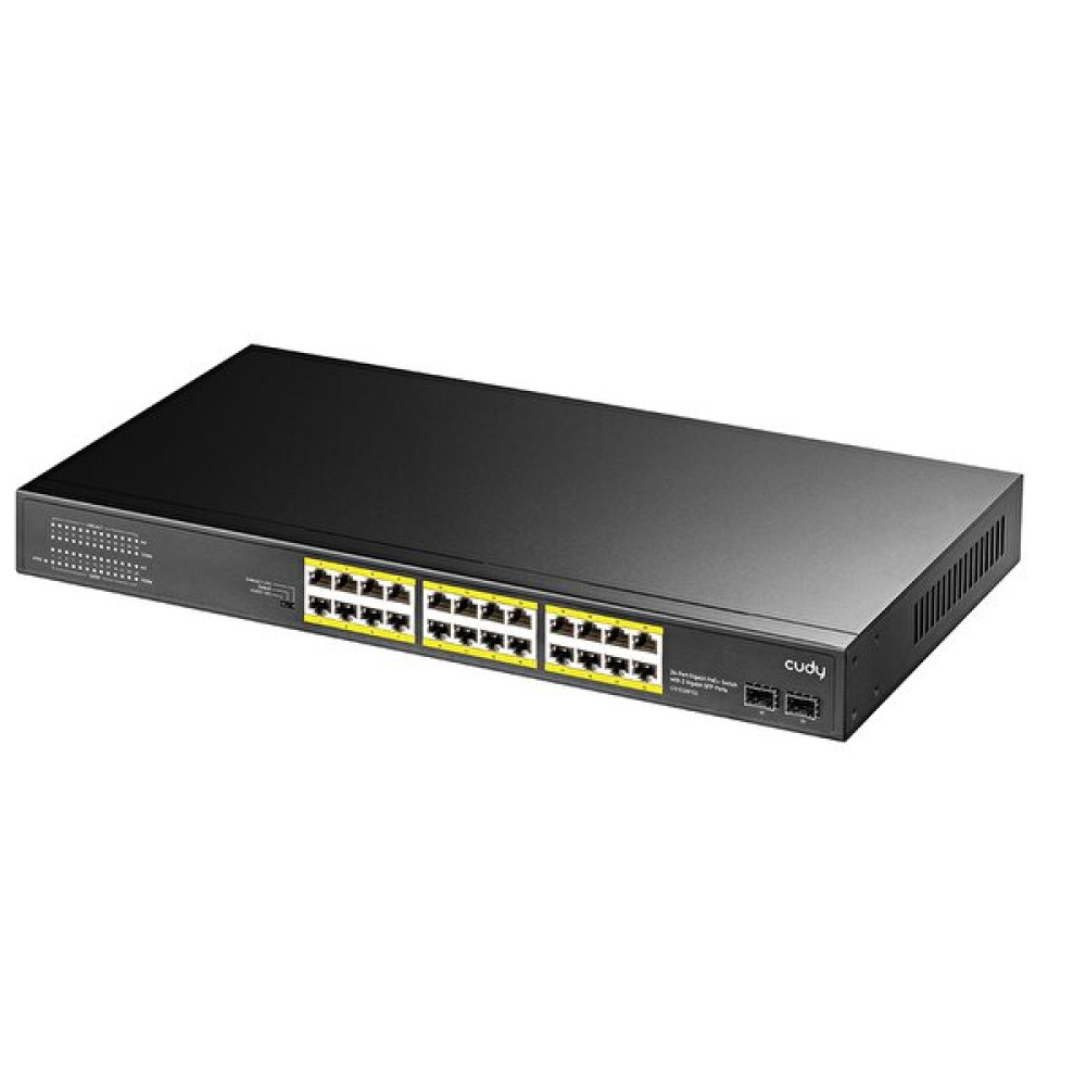Cudy Gs1028Ps2 2 Port SFP Vlan Cctv 24 Port Gigabit 300 W PoE+ Metal Switch USB & Firewire Ürünleri Fiyatı