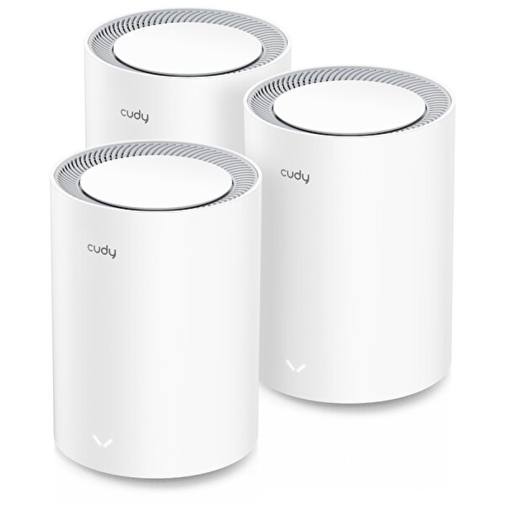 Cudy M1800 5 GHz 2.4 GHz 1200 Mbps 2xGigabit Ethernet Port 4 Dahili Anten Wi-Fi 6 Mesh Router 3 Adet Router Fiyatı
