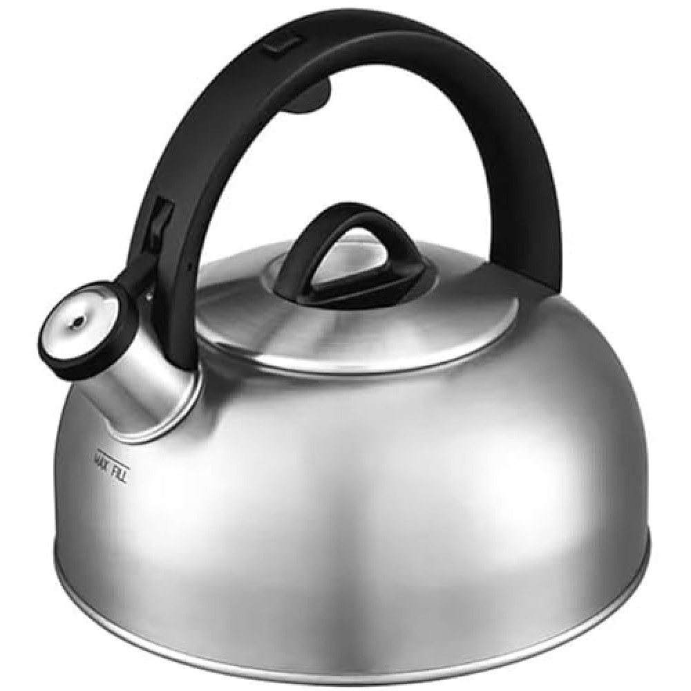 Cuisinart Professional Brushed Stainless Steel 2-QT Teakettle Water Whistling Tea Kettle