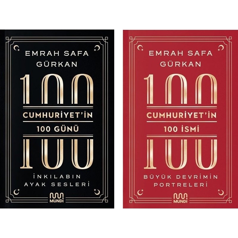 Cumhuriyet'in 100 Günü - Cumhuriyet'in 100 Ismi Orjinal Kitap / 2 Kitap Takım - Emrah Safa Gürkan Diğer Fiyatı