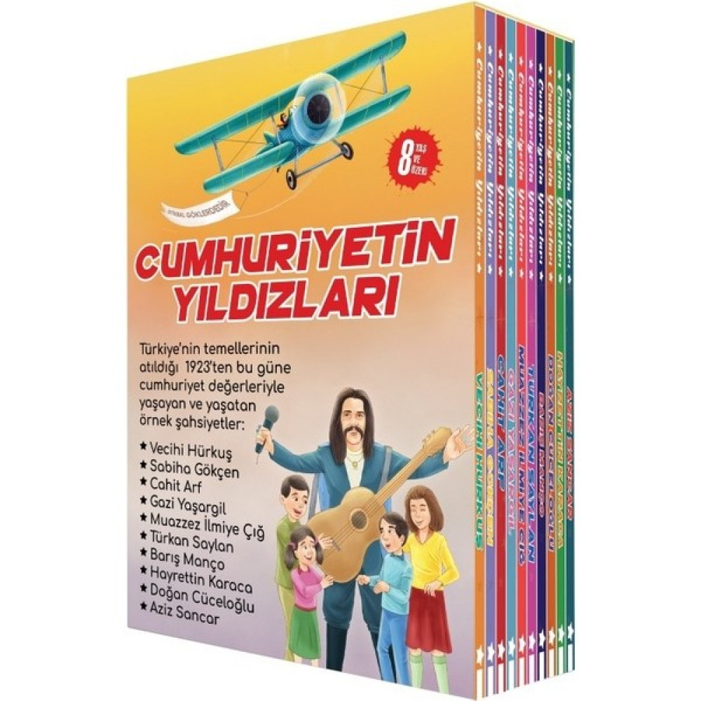 Cumhuriyetin Yıldızları Kutulu Set (10 Kitap Takım) Çocuk Öykü Fiyatı
