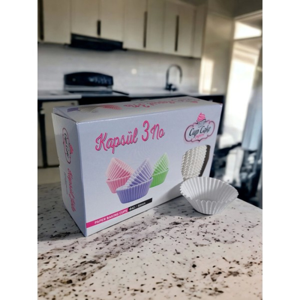Cup Cake Papers No:3 Kek Kapsül 750 Adet Kek Kalıpları Fiyatı