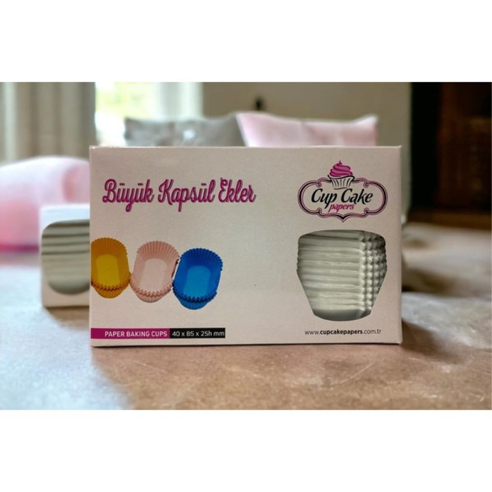 CUPCAKE Büyük Ekler Beyaz Muffin Kapsül Tatlı ve Pasta Malzemeleri Fiyatı
