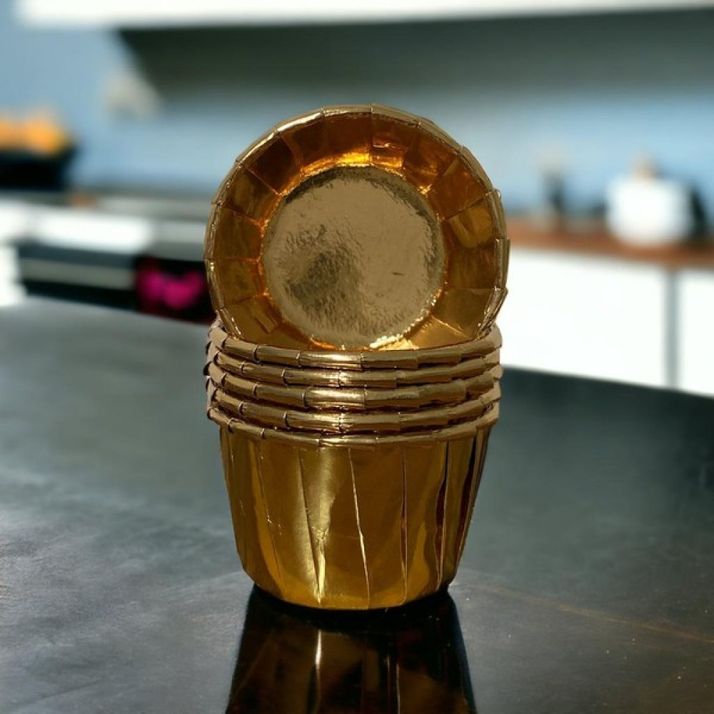 Cupcakepapers Cupcake Gold - Gümüş Muffin Kek Kapsülü 50'li Kek Kalıpları Fiyatı