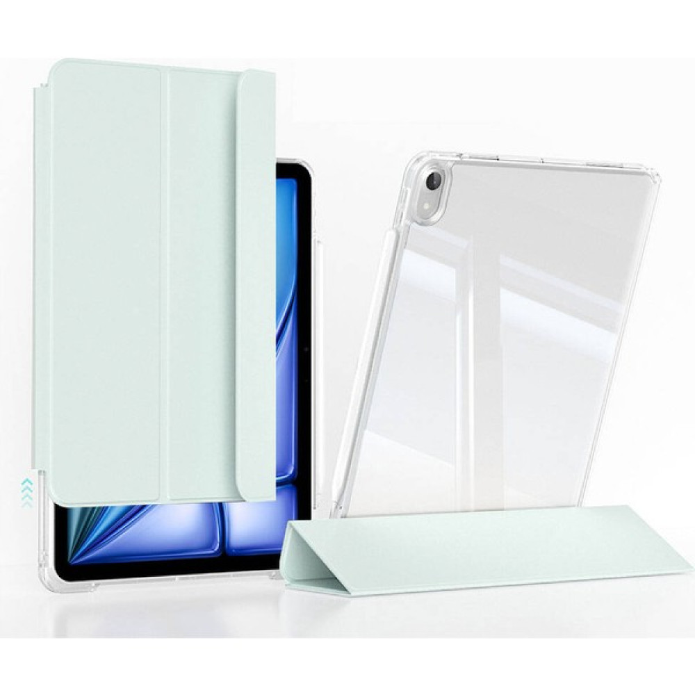 Cupcase ​apple iPad Air 11 2024 Kılıf Magnetik Ayrılabilen Airbagli Zore Sliding Tablet Kılıfı-Açık Yeşil - Açık Yeşil Tablet Kılıfı Fiyatı