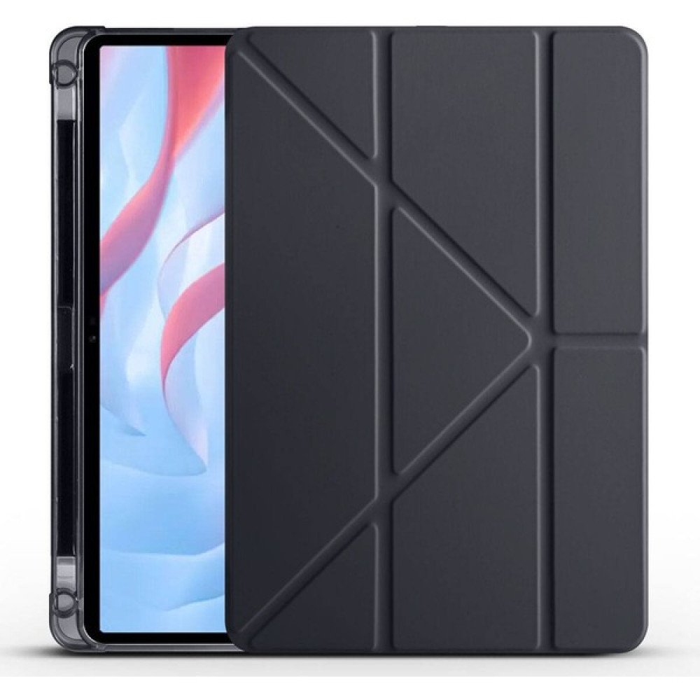 Cupcase Huawei Honor Pad X9 11.5' Kılıf Tri Folding Kalem Bölmeli Standlı Kılıf - Siyah Tablet Kılıfı Fiyatı