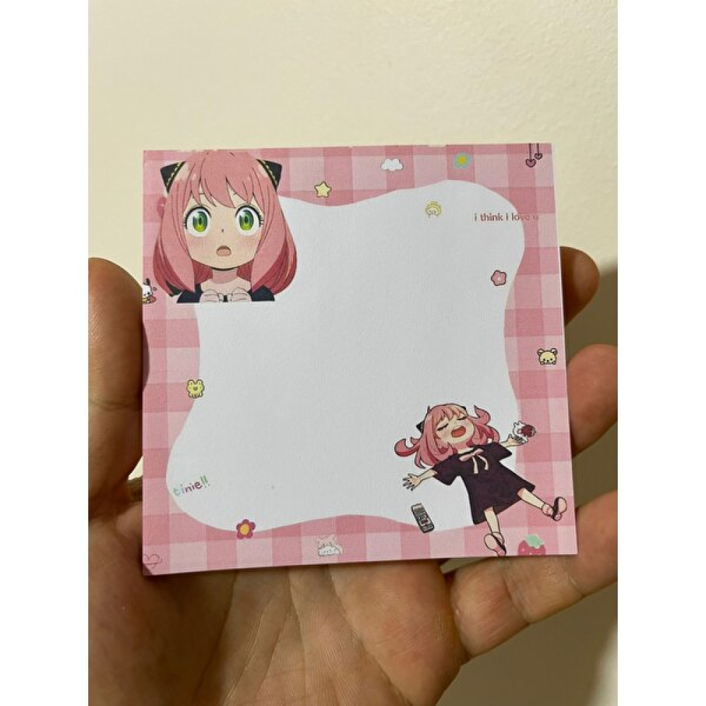 Cuppy Box Anime Anya Forger Memo Pad 30 Sayfa Not Defteri & Bloknot Fiyatı