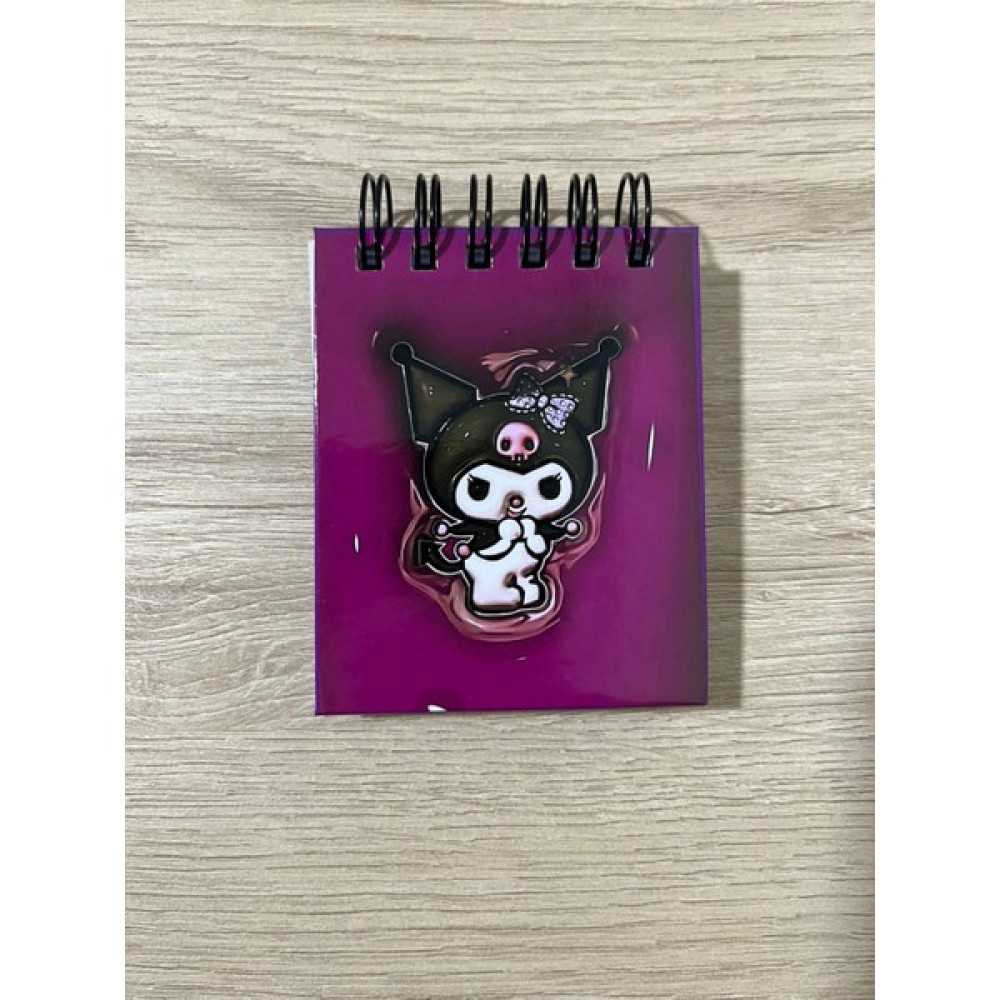 Cuppy Box Sanrio Kuromi Mini 3D Baskı Kapak Not Defteri 50 Sayfa Not Defteri & Bloknot Fiyatı