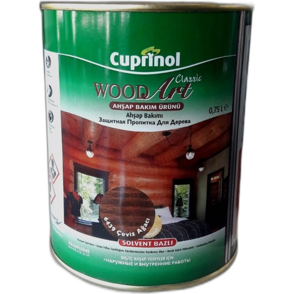 Cuprinol Classic Woodart Ahşap Bakım Ürünü 0,75 Ceviz Ağacı (Verniksiz) - 0,75 lt Boyalar & Boyacı Aletleri Fiyatı