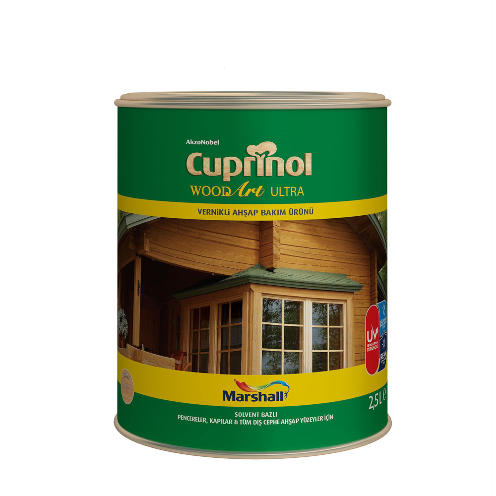 Cuprinol Şeffaf 2,5 Litre Woodart Ultra Vernikli Ahşap Koruyucu (MARSHALL.5599069) Oto, Bahçe, Yapı Market Fiyatı