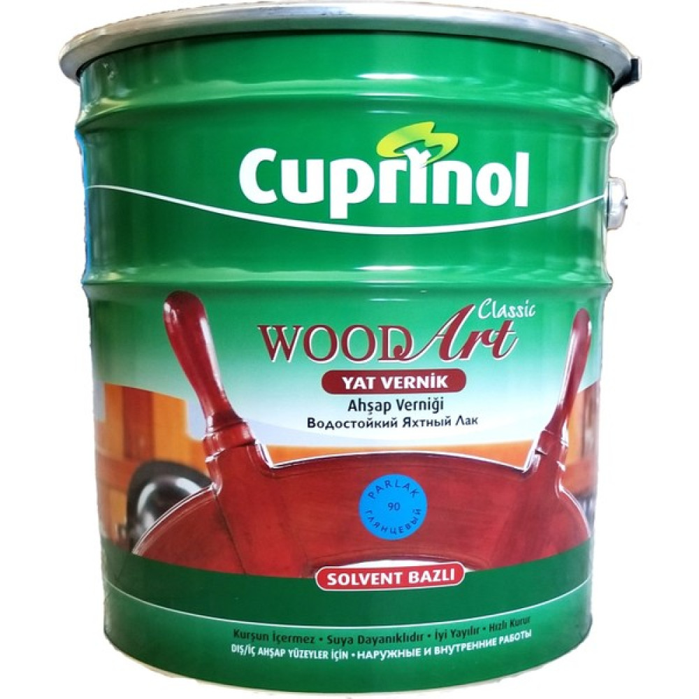 Cuprinol Woodart Classic Yat Verniği Şeffaf Parlak 12KG İç Cephe Duvar Boyası Fiyatı