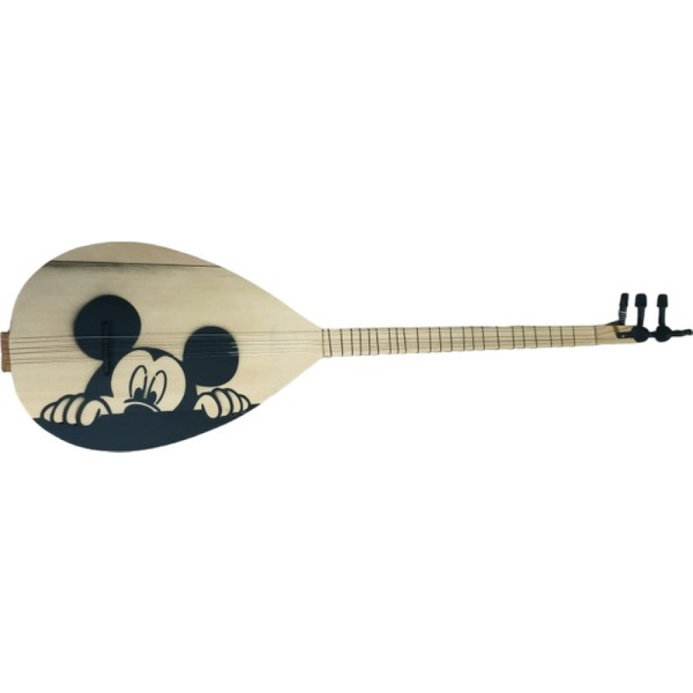 Cura Mickey Mouse Desenli Uzun Sap Çocuk Sazı Tam Set Bağlamalar Fiyatı