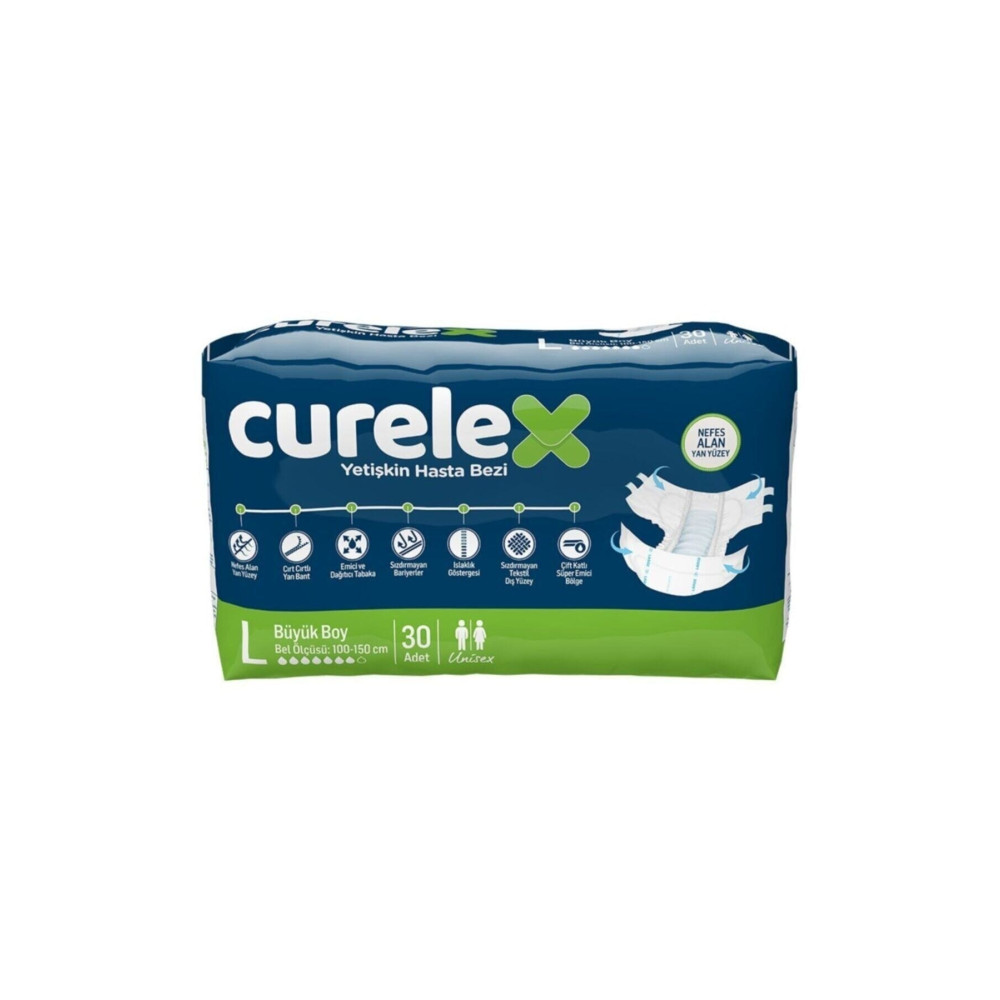 Curalex Yetişkin Hasta Bezi Curelex ( Large ) 30 Lu Hasta Bezleri ve Temizliği Fiyatı