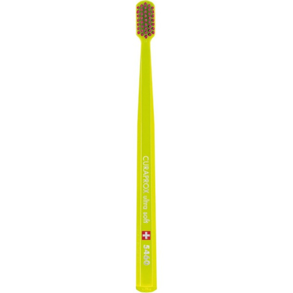 Curaprox Diş Fırçası CS5460 Ultra Soft Limon Yeşili-Macenta - Yeşil - Eflatun Diş Fırçaları Fiyatı